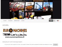 Tablet Screenshot of euromachines.fr